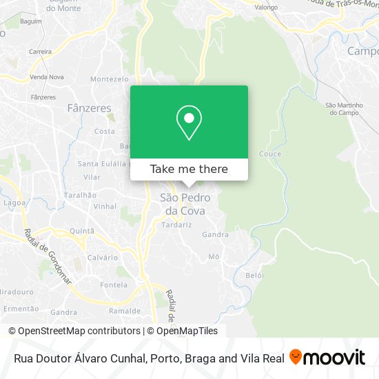 Rua Doutor Álvaro Cunhal mapa