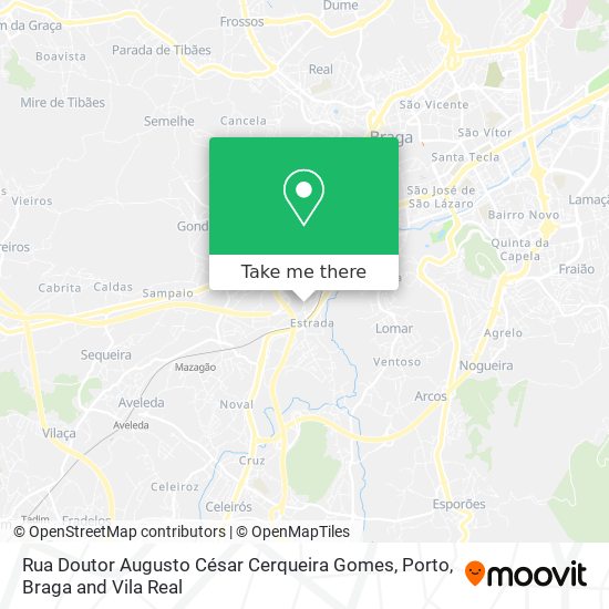 Rua Doutor Augusto César Cerqueira Gomes map