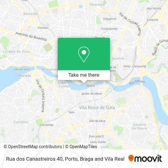 Rua dos Canastreiros 40 map