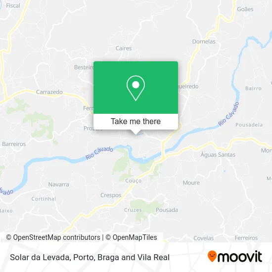 Solar da Levada map