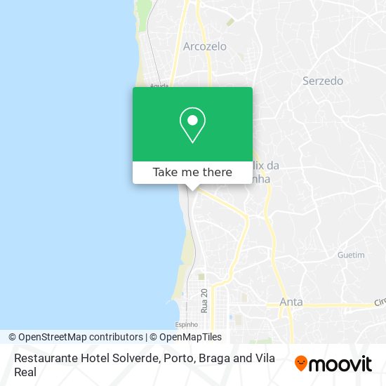 Restaurante Hotel Solverde map