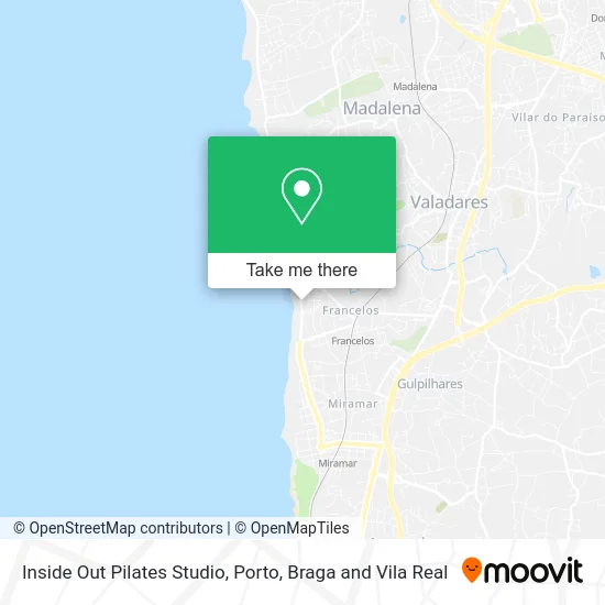 Inside Out Pilates Studio map