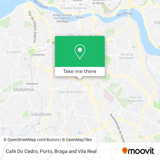 Café Do Cedro map
