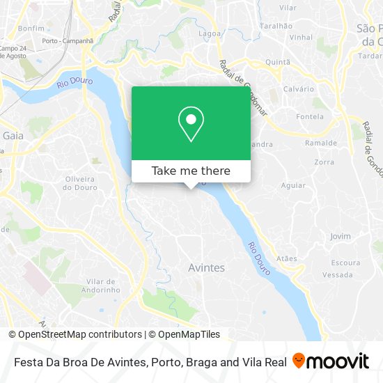 Festa Da Broa De Avintes mapa