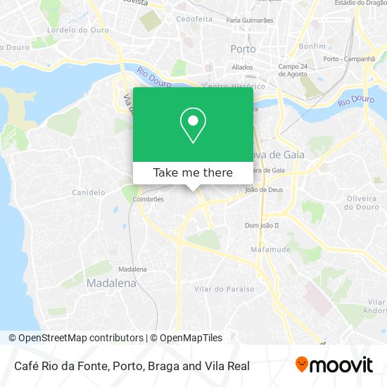Café Rio da Fonte map