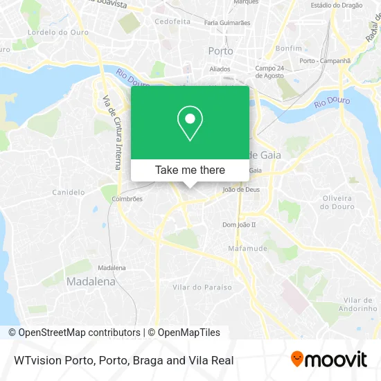WTvision Porto map