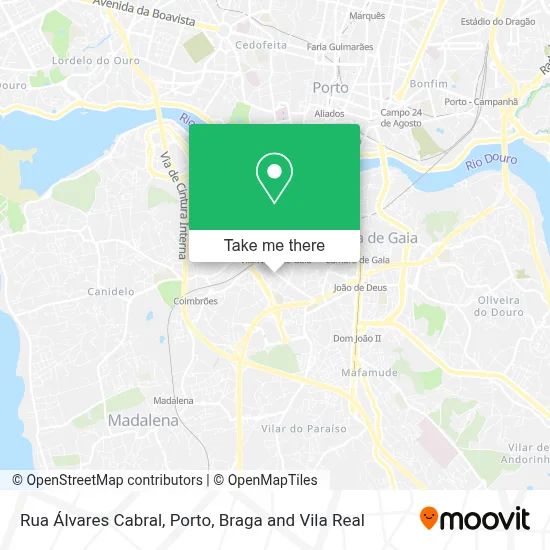 Rua Álvares Cabral map
