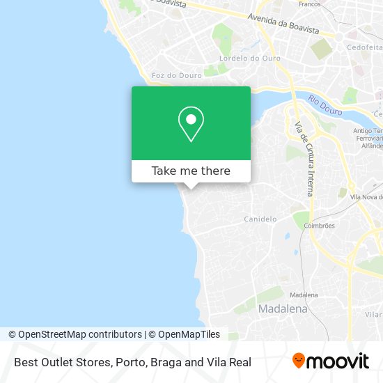 Best Outlet Stores map