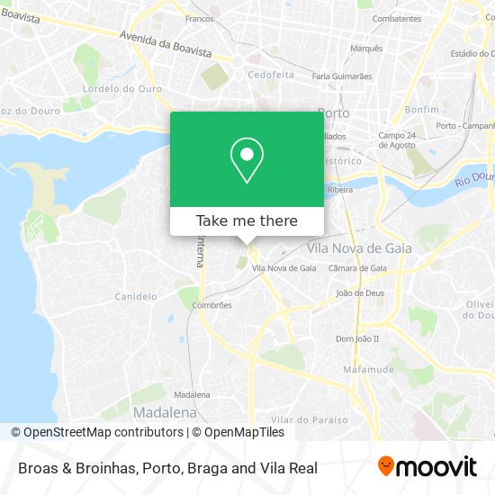 Broas & Broinhas map