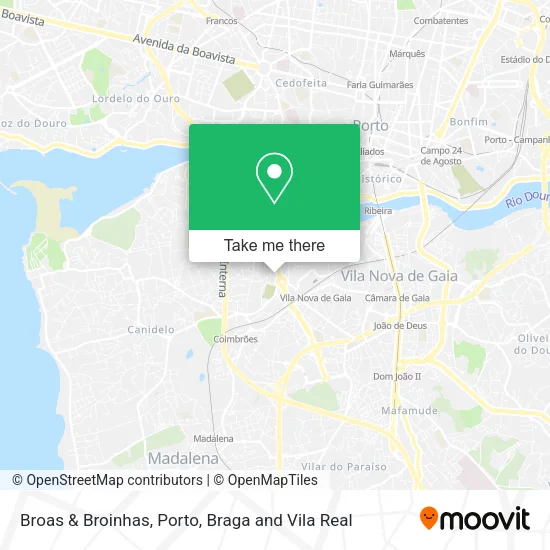 Broas & Broinhas map
