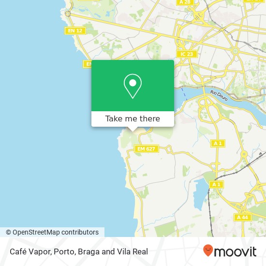 Café Vapor map