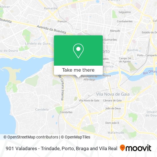 901 Valadares - Trindade map