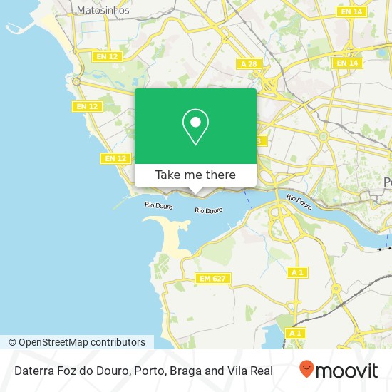 Daterra Foz do Douro map