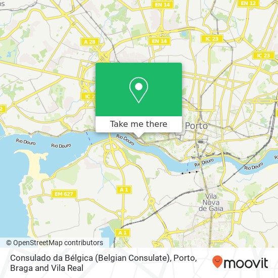 Consulado da Bélgica (Belgian Consulate) map