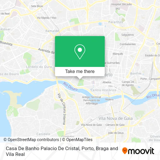 Casa De Banho Palacio De Cristal map