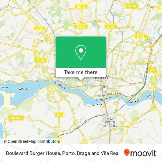 Boulevard Burger House map