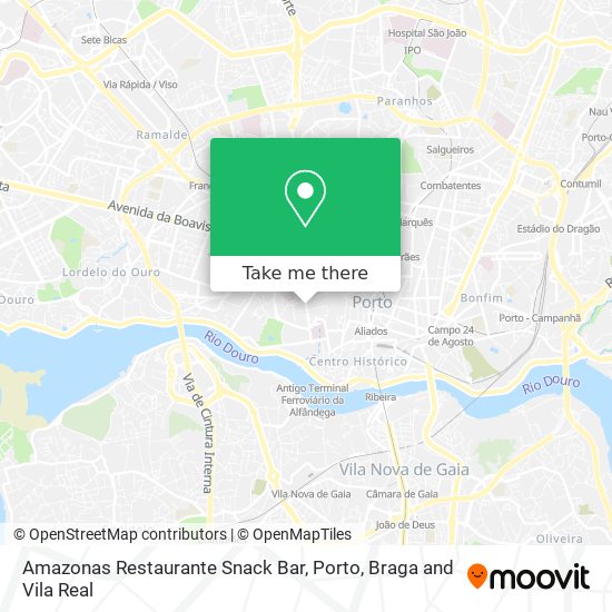 Amazonas Restaurante Snack Bar map