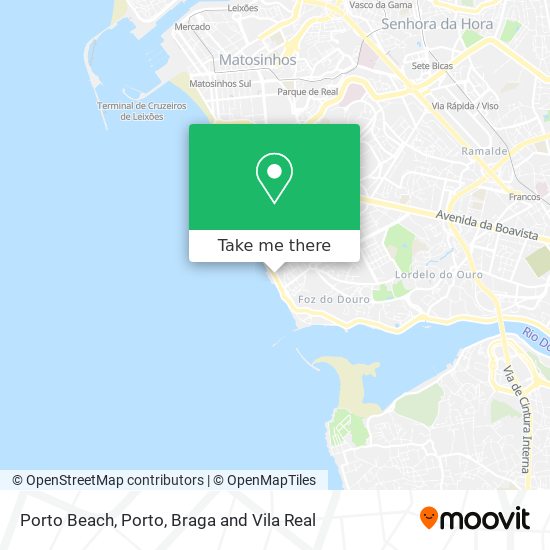 Porto Beach map