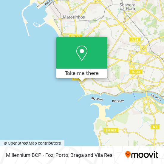 Millennium BCP - Foz map