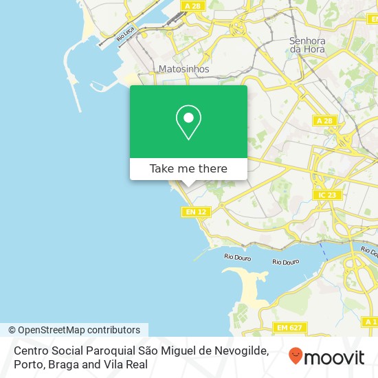 Centro Social Paroquial São Miguel de Nevogilde map