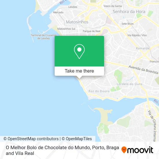 O Melhor Bolo de Chocolate do Mundo map
