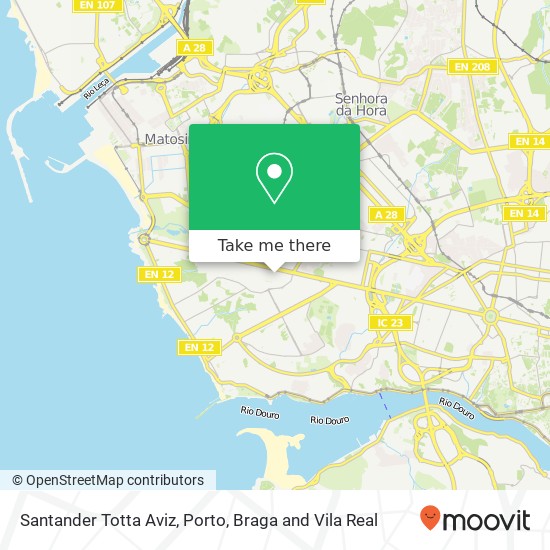 Santander Totta Aviz map