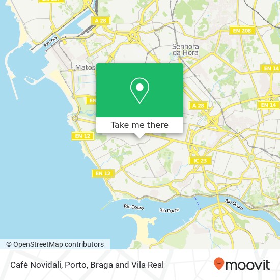 Café Novidali map