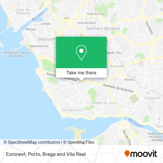 Euronext map