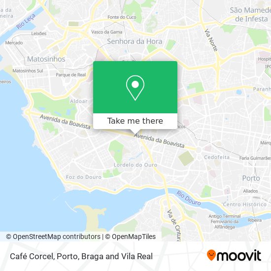 Café Corcel map