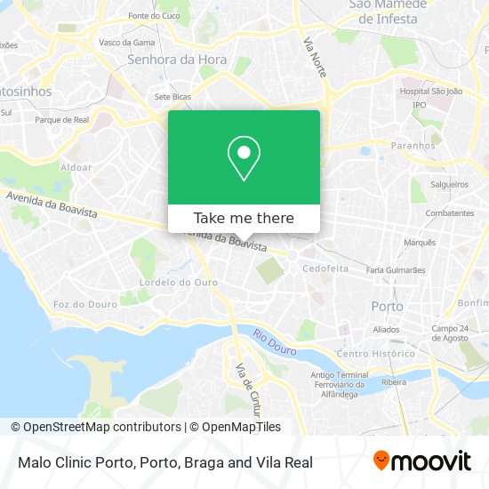 Malo Clinic Porto map