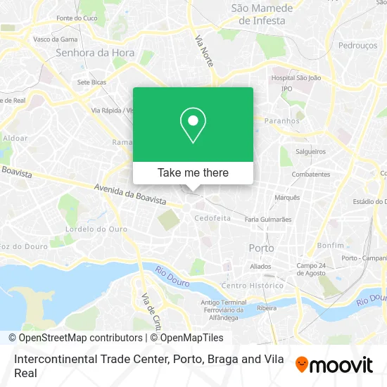 Intercontinental Trade Center map