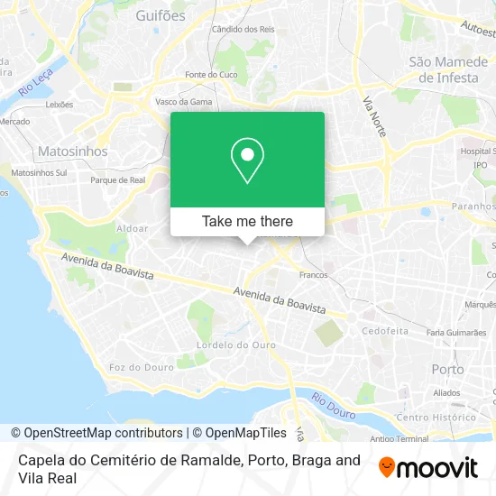 Capela do Cemitério de Ramalde map