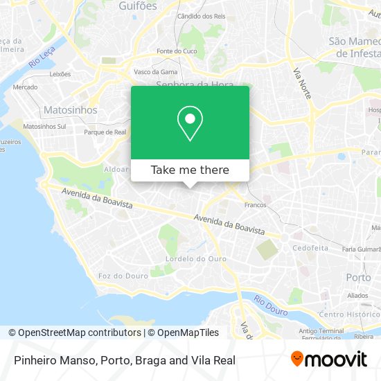 Pinheiro Manso mapa