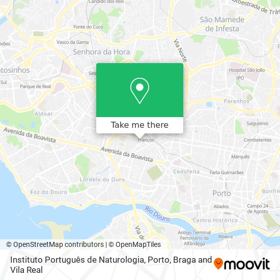 Instituto Português de Naturologia map
