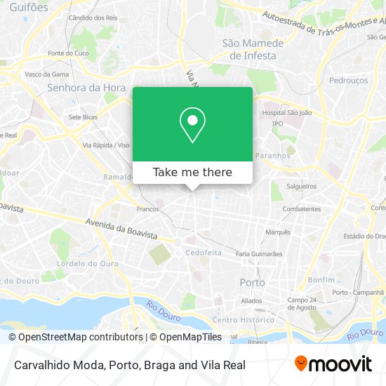 Carvalhido Moda mapa