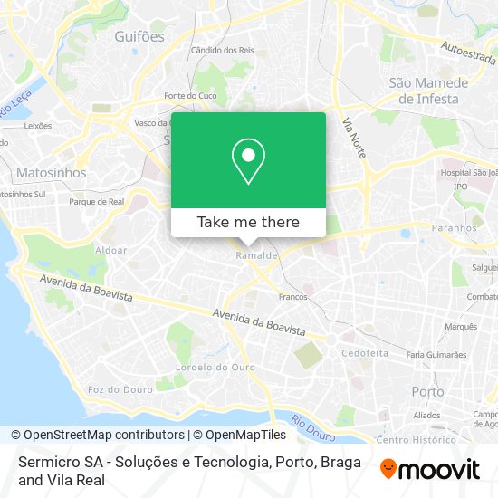 Sermicro SA - Soluções e Tecnologia mapa