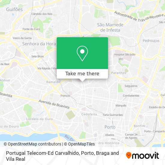 Portugal Telecom-Ed Carvalhido map