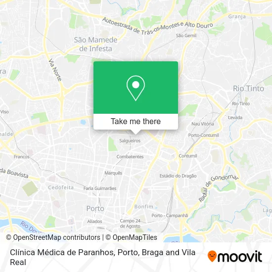 Clínica Médica de Paranhos map