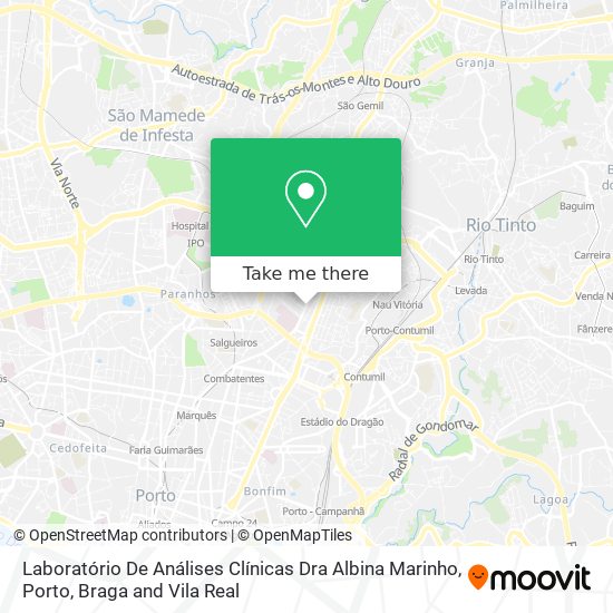 Laboratório De Análises Clínicas Dra Albina Marinho map