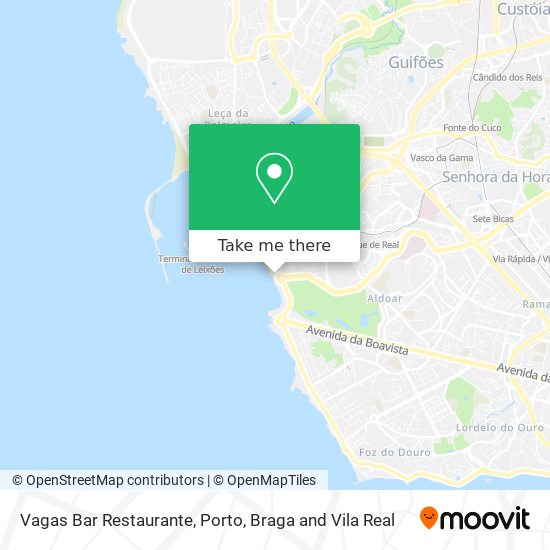 Vagas Bar Restaurante map
