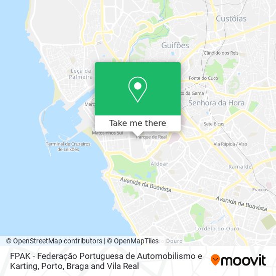 FPAK - Federação Portuguesa de Automobilismo e Karting map