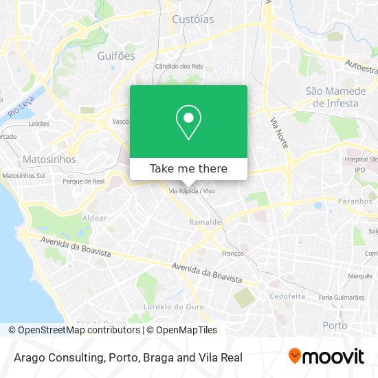 Arago Consulting map