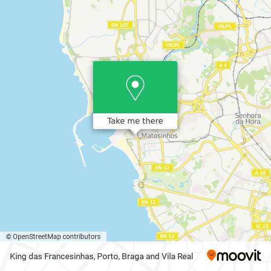 King das Francesinhas map