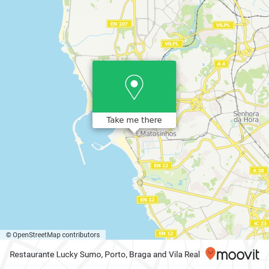 Restaurante Lucky Sumo map