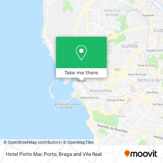 Hotel Porto Mar map