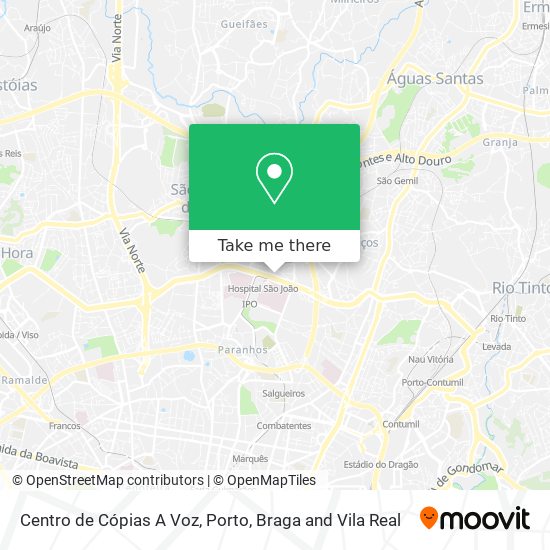 Centro de Cópias A Voz map