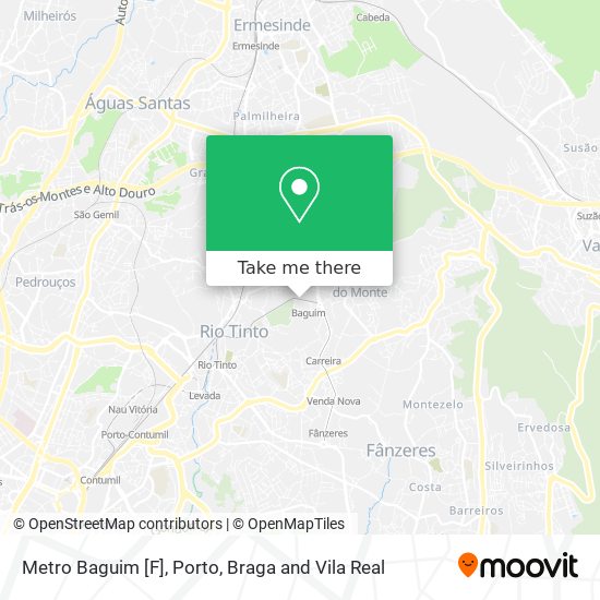 Metro Baguim [F] map