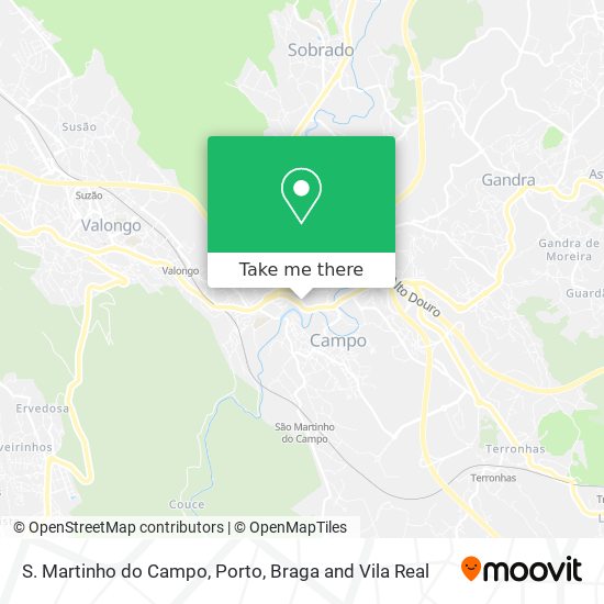 S. Martinho do Campo map