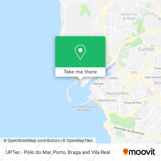 UPTec - Polo do Mar map