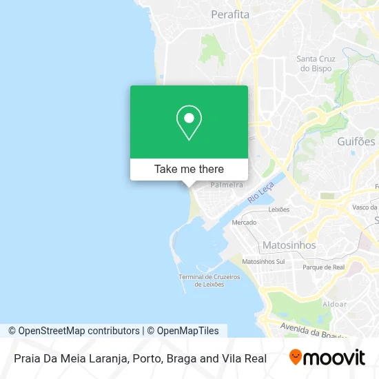 Praia Da Meia Laranja map